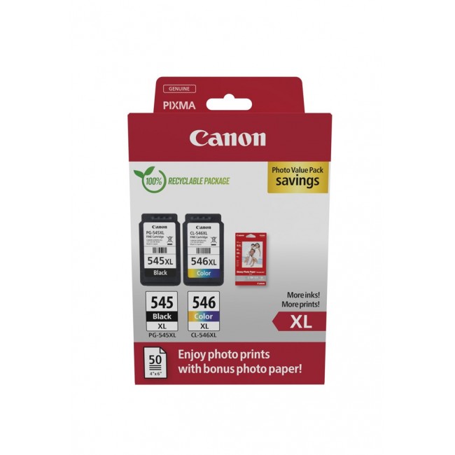 Canon 8286B011 ink cartridge 2 pc(s) Original Black, Cyan, Magenta, Yellow Canon 8286B011 ink cartridge 2 pc(s) Original Black, Cyan, Magenta, Yellow