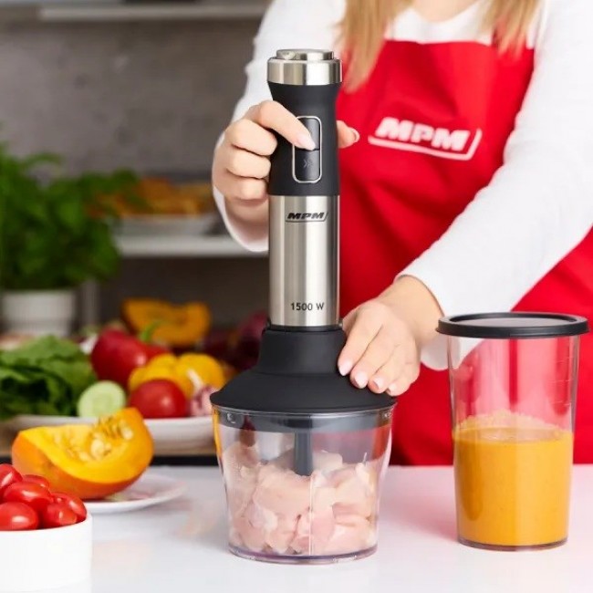 MPM MBL-42M hand blender - set 1500 W Black MPM MBL-42M hand blender - set 1500 W Black
