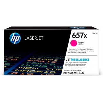 HP 657X High Yield Magenta Original LaserJet Toner Cartridge