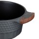 Resto Kitchenware Capella 2.6 L Round Black, Wood