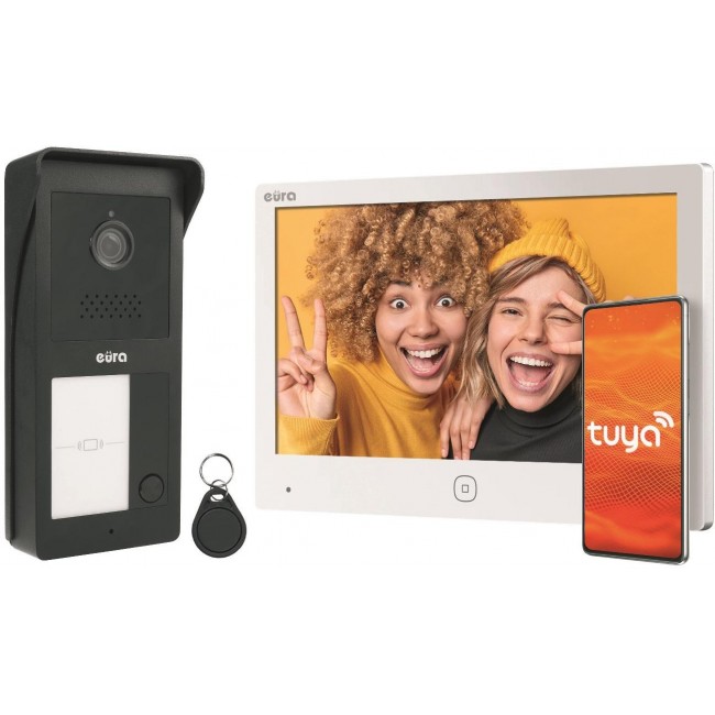 EURA 2-wire video door phone VDP-49A3-2TY white EURA 2-wire video door phone VDP-49A3-2TY white