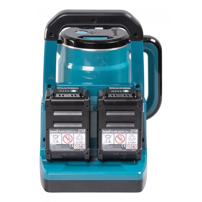 Makita KT001GZ electric kettle 0.8 L Black, Blue