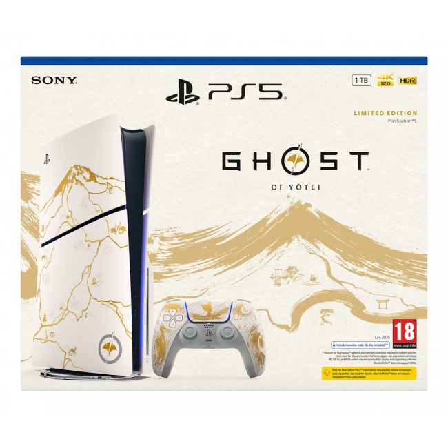 Sony PlayStation 5 Console - Ghost of Yotei Gold Limited Edition Bundle (model group - slim)