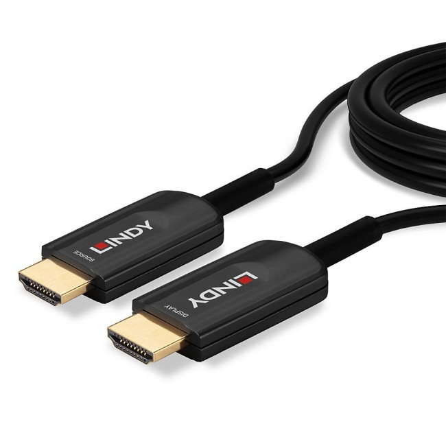 Lindy 20m Fibre Optic Hybrid Ultra High Speed HDMI Cable Lindy 20m Fibre Optic Hybrid Ultra High Speed HDMI Cable