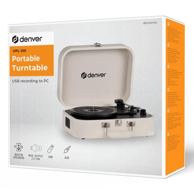 Turntable Denver VPL-130 with USB Turntable Denver VPL-130 with USB