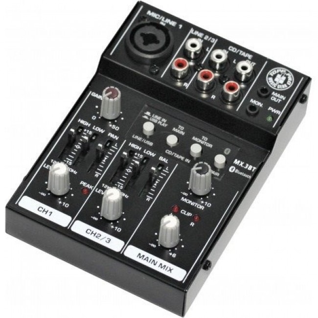 Topp Pro TP MX3BT - mikser analogowy Topp Pro TP MX3BT - mikser analogowy
