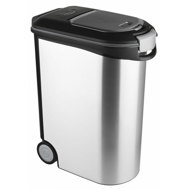 Curver Metallic Pet food storage container Plastic Black, Grey
