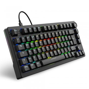 Sharkoon SGK25 keyboard Home USB QWERTZ German Black