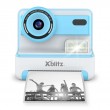 FLASH BLUE INSTANT CAMERA WITH THERMAL PRINTER FOR CHILDREN