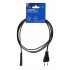 Savio CL-100 power cable Black 1.8 m IEC Type E (3.4 mm, 3.1 mm) IEC C7