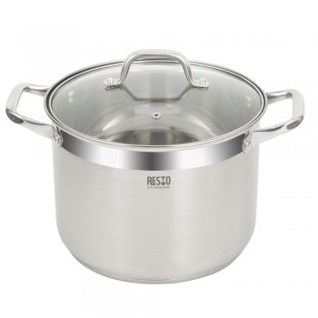 Resto Kitchenware Libra 8 L Round Stainless steel
