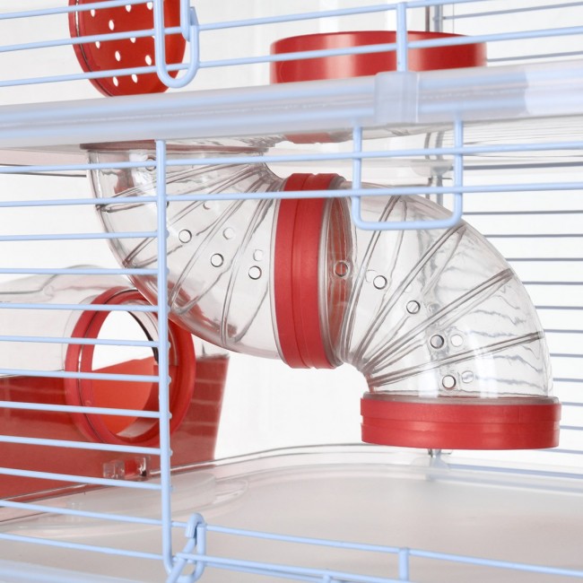 ZOLUX Rody3 Trio - rodent cage - red ZOLUX Rody3 Trio - rodent cage - red