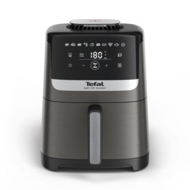 Tefal Easy Fry Silence EY551HE0 fryer Single 5 L Stand-alone Hot air fryer Black, Grey, Stainless steel Tefal Easy Fry Silence EY551HE0 fryer Single 5 L Stand-alone Hot air fryer Black, Grey, Stainless steel