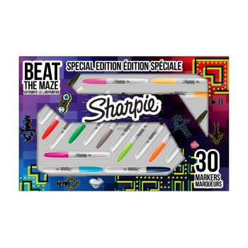 Sharpie 2180836 marker 30 pc(s) Blue, Green, Grey, Orange, Pink, Red, White, Yellow