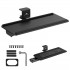 Maclean under-desk keyboard holder, max. load 5kg, adjustable horizontally and vertically, black, MC-108 B