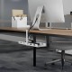 Maclean under-desk cable organizer, max. load 5kg, white, MC-105 W Maclean under-desk cable organizer, max. load 5kg, white, MC-105 W