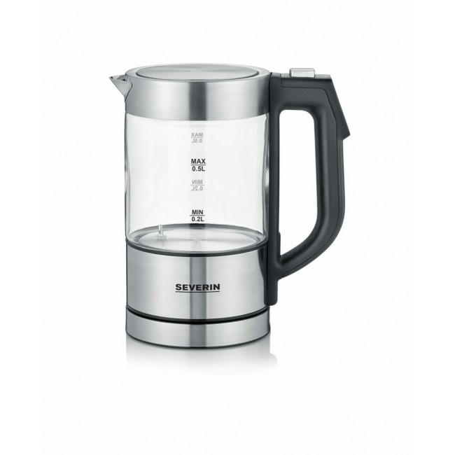 Severin WK 3458 electric kettle 0.5 L 1100 W Black, Transparent Severin WK 3458 electric kettle 0.5 L 1100 W Black, Transparent