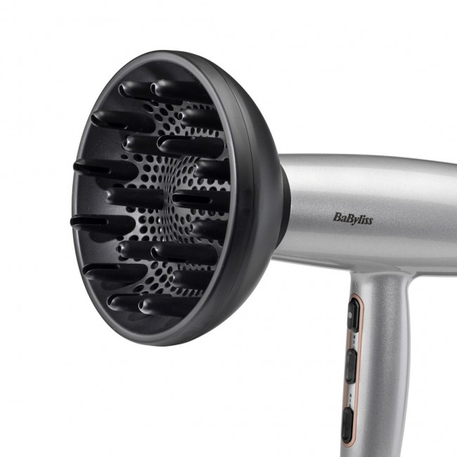 BaByliss Cosmos D580DE hair dryer 2100 W Satin steel