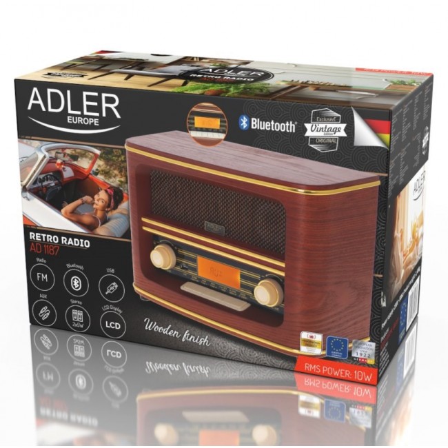 Retro Radio Adler AD 1187 Retro Radio Adler AD 1187