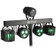LIGHT4ME Belka LED Par Derby Laser - lighting kit