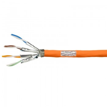 LogiLink CPV0060 networking cable Orange 100 m Cat7 S/FTP (S-STP)
