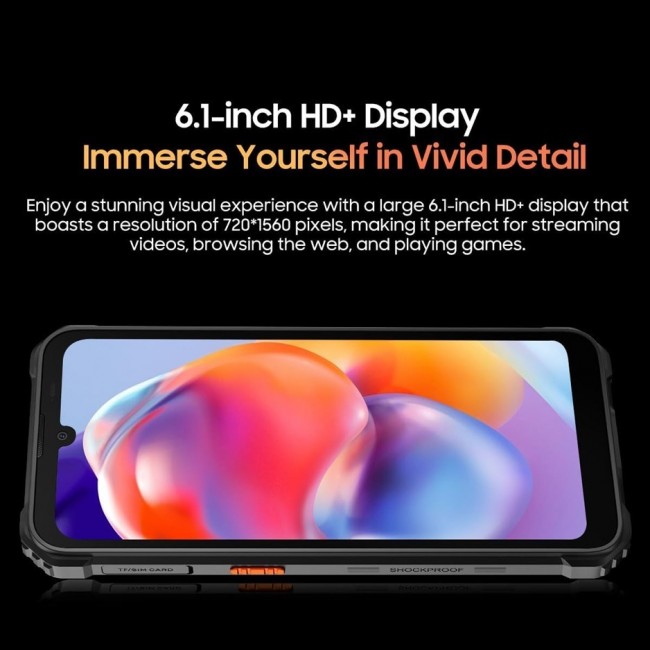 Blackview MOBILE PHONE BV5300 PLUS NFC/8/128GB BLACK 6.1