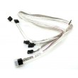 Supermicro CBL-SAST-0556 Serial Attached SCSI (SAS) cable Black, White Supermicro CBL-SAST-0556 Serial Attached SCSI (SAS) cable Black, White