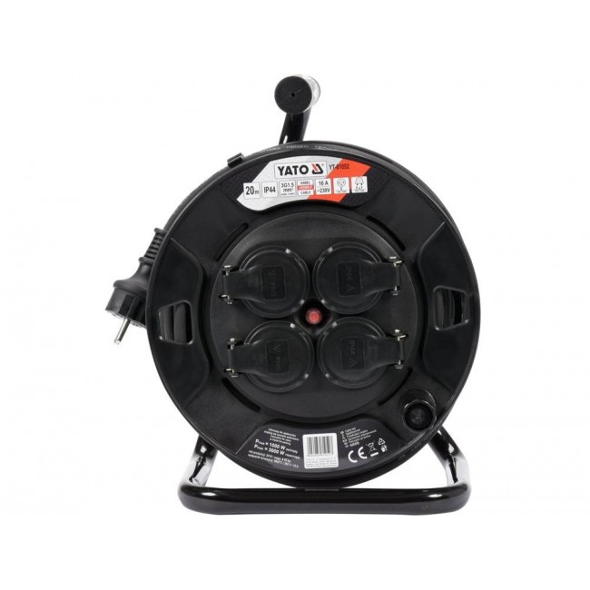 Yato YT-81052 cord reel 4 AC outlet(s) 20 m Yato YT-81052 cord reel 4 AC outlet(s) 20 m