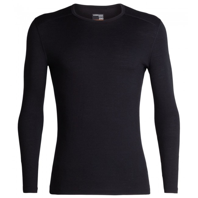 Icebreaker 200 Oasis Base layer shirt Crew neck Long sleeve Merino wool
