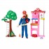 Barbie Firefighter Playset with Blonde Fashion Doll, Fire Station, 2 Pets & 10+ Accessories