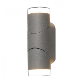 WALL LIGHT SANO SENSOR LED 2X6W IP65