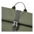 Rivacase Eden backpack Travel backpack Olive PU leather, Polyester, Recycled polyethylene terephthalate (rPET)