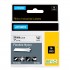 DYMO Rhino Industrial Flexible Nylon Labels | 24 mm x 3.5 m | Black Print on White | Self-Adhesive | for LabelManager & Rhino Label Makers