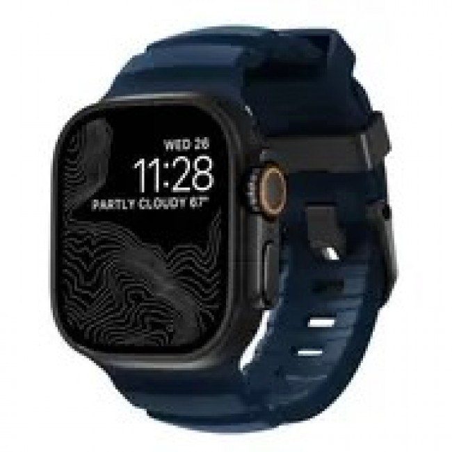 Nomad Rocky Point Band Black Leather, Titanium