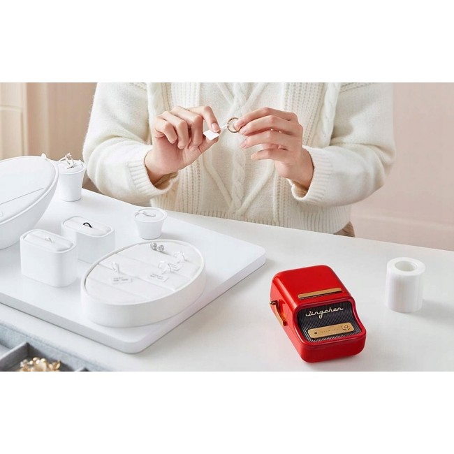 Niimbot B21S Label Printer Red