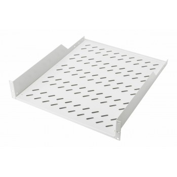 Equip Fixed Shelf 19', 2U, 800MM, Grey