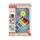 Fisher-Price Wooden Musical Table with Percussion Instrument Toys, 3 Wood Pieces