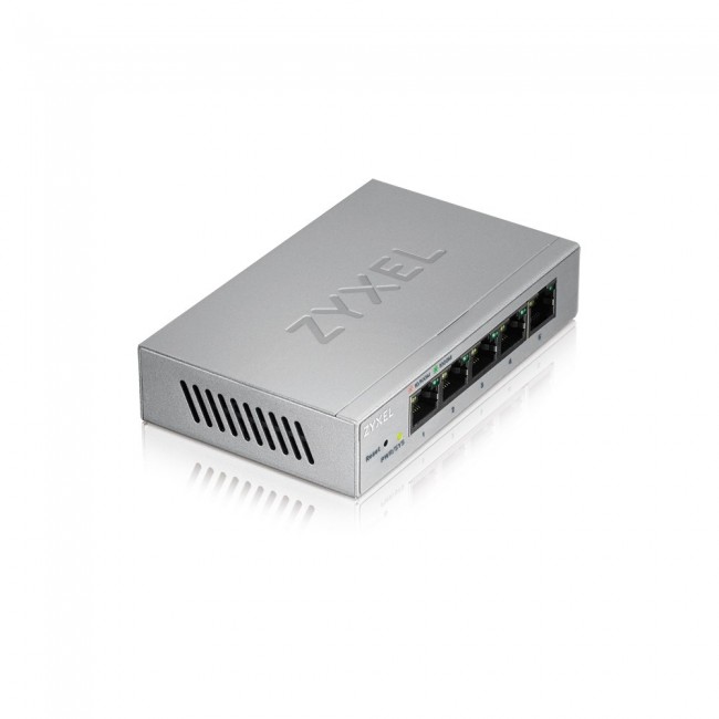 Zyxel GS1200-5 Managed Gigabit Ethernet (10/100/1000) Silver Zyxel GS1200-5 Managed Gigabit Ethernet (10/100/1000) Silver