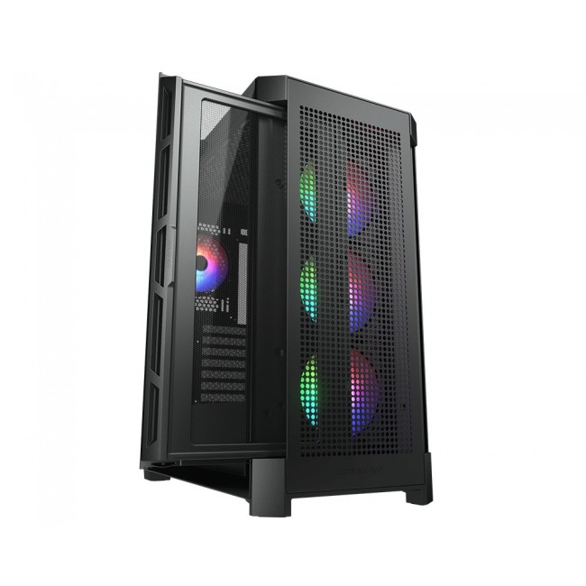 COUGAR Midi Tower Case Duoface Pro ARGB, Black