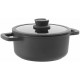 BergHOFF 3950593 soup pot 4.4 L Black Aluminium, Glass, Silicone