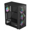 GENESIS DIAXID 605 ARGB MIDI TOWER CASE WITH USB-C WINDOW BLACK GENESIS DIAXID 605 ARGB MIDI TOWER CASE WITH USB-C WINDOW BLACK