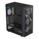 GENESIS DIAXID 605 ARGB MIDI TOWER CASE WITH USB-C WINDOW BLACK