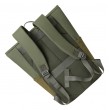 Rivacase Eden backpack Travel backpack Olive PU leather, Polyester, Recycled polyethylene terephthalate (rPET)