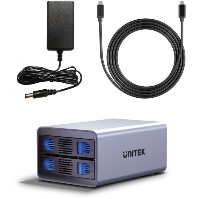 HDD/SSD Enclosure for SATA 2.5''/3.5'' 40TB