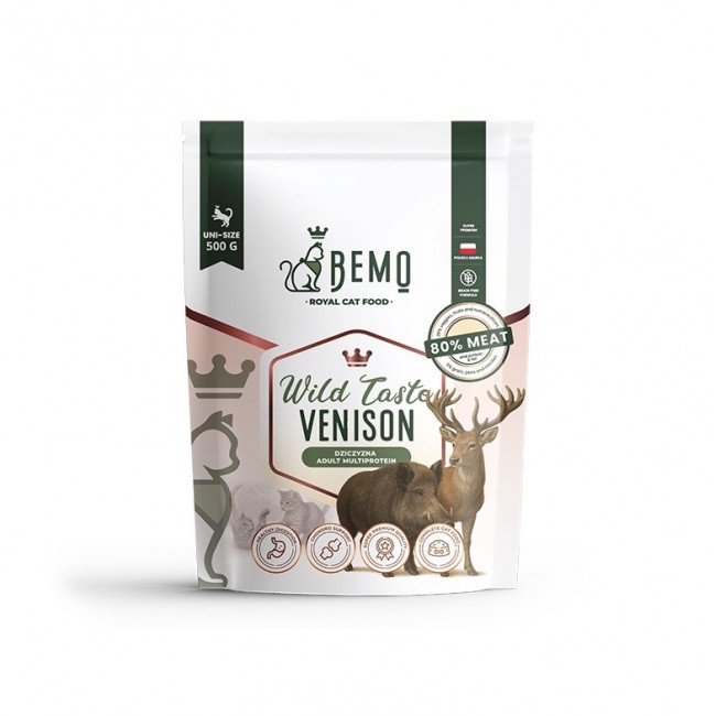 BEMO Cat Wild Taste Venison - dry cat food - 500g BEMO Cat Wild Taste Venison - dry cat food - 500g
