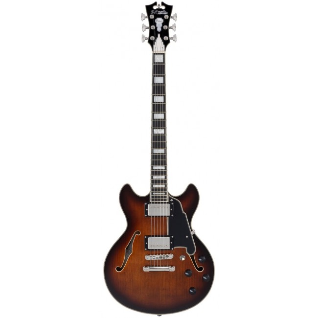 D'Angelico Premier Mini DC Brown Burst gitara elektryczna