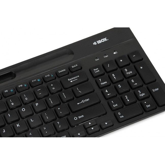 iBox IKC3010B keyboard Home USB QWERTY Black