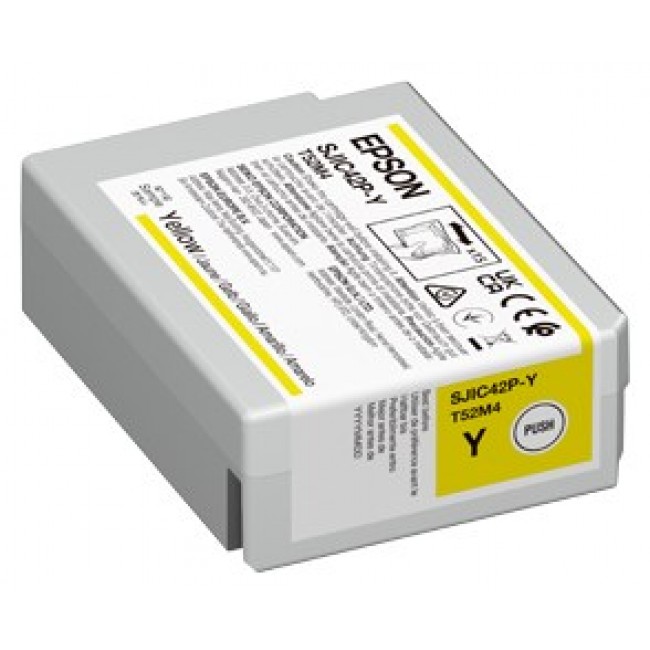 Epson SJIC42P-Y Ink cartridge for ColorWorks C4000e ( Yellow)