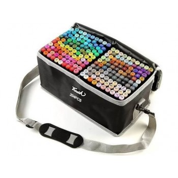 Extralink | Alcohol Marker Set | felt-tip pens, markers, markers, 204 pieces