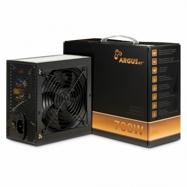 Inter-Tech ArgusNT BPS-700 power supply unit 700 W 20+4 pin ATX ATX Black Inter-Tech ArgusNT BPS-700 power supply unit 700 W 20+4 pin ATX ATX Black